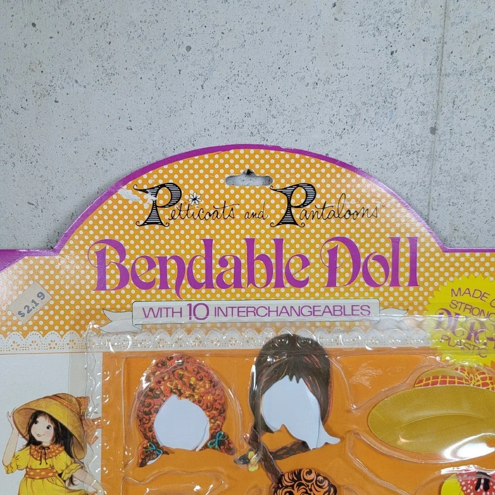 1978 Vtg Imperial Toys Petticoats Pantiloons‎ Bendable Doll NIP